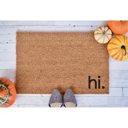 hi. - Custom Doormat
