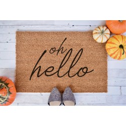 Oh Hello - Custom Doormat