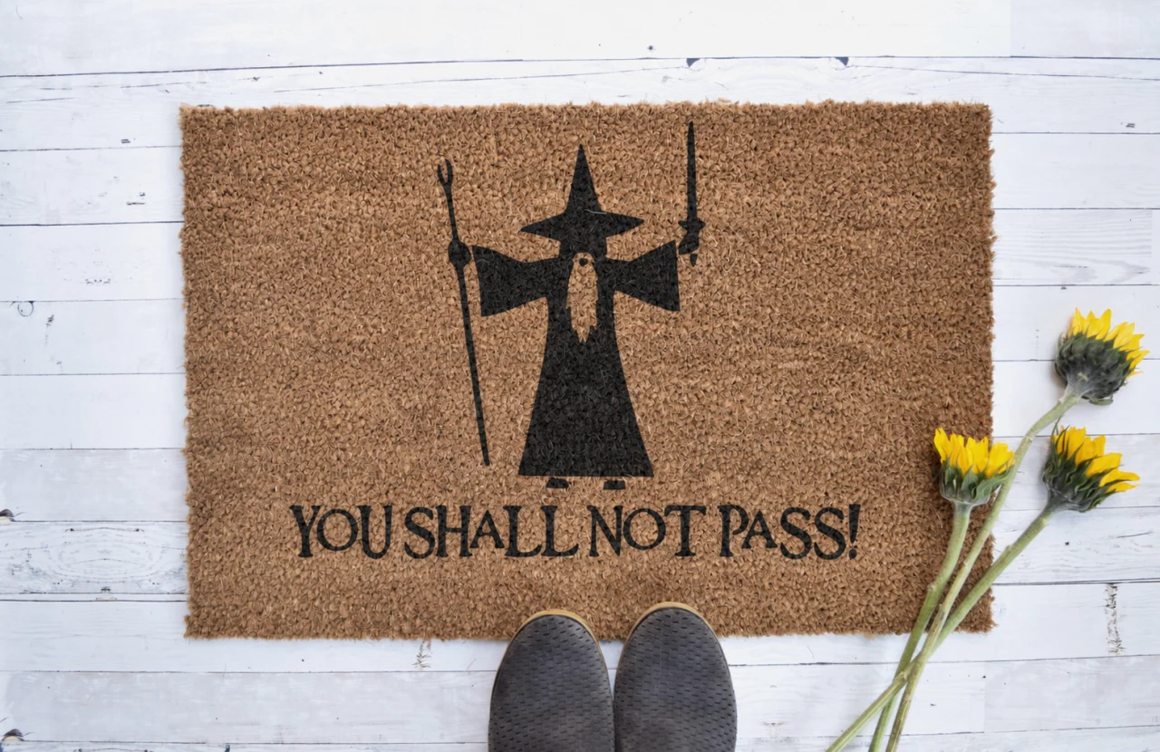 You Shall Not Pass Doormat