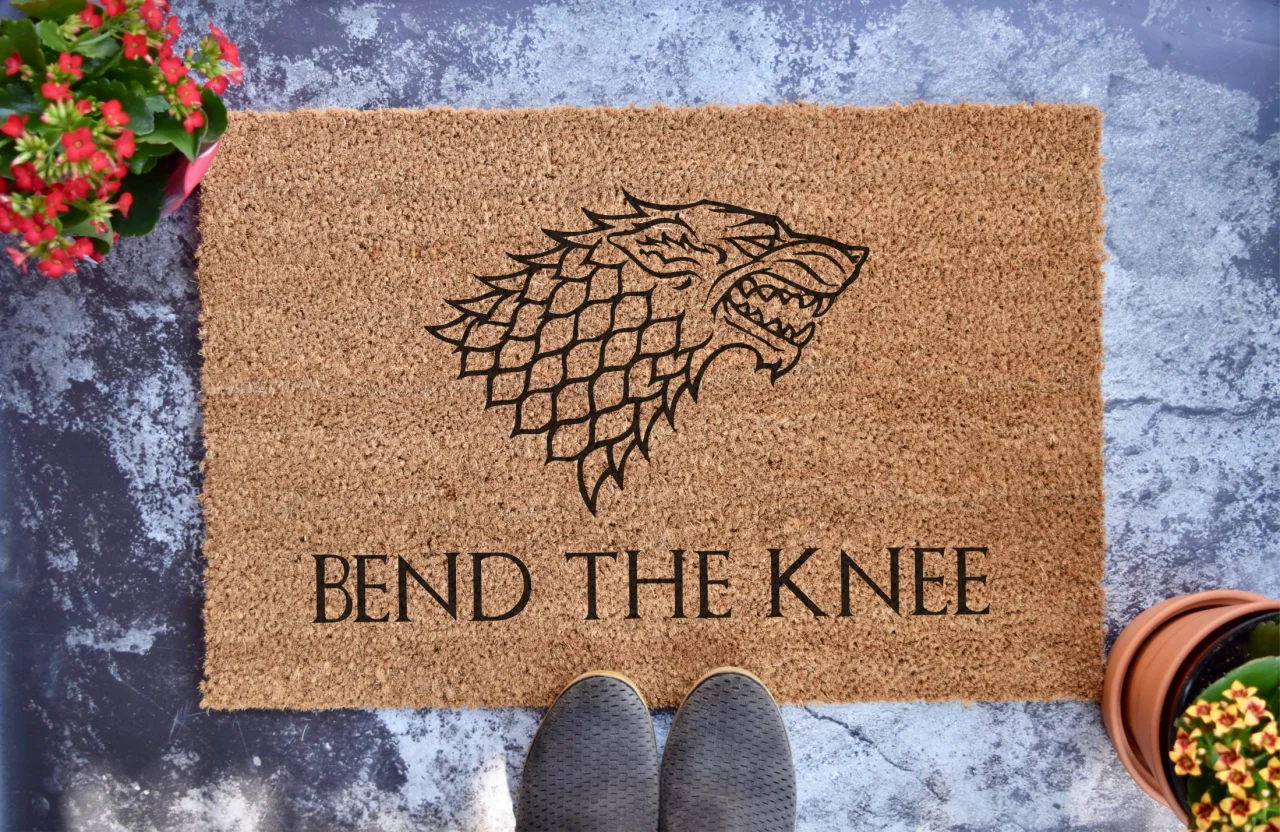 Bend the Knee – Stark Doormat