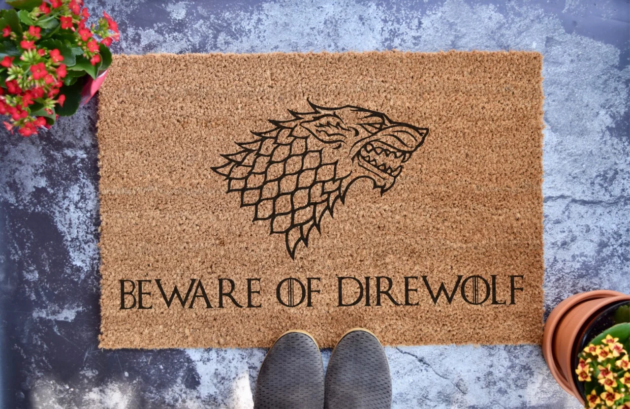 Beware of Direwolf – Stark Doormat