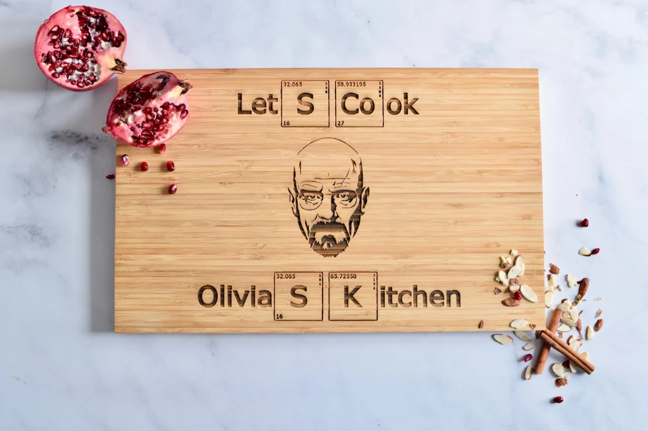 Let’s Cook - Personalized Cutting Board
