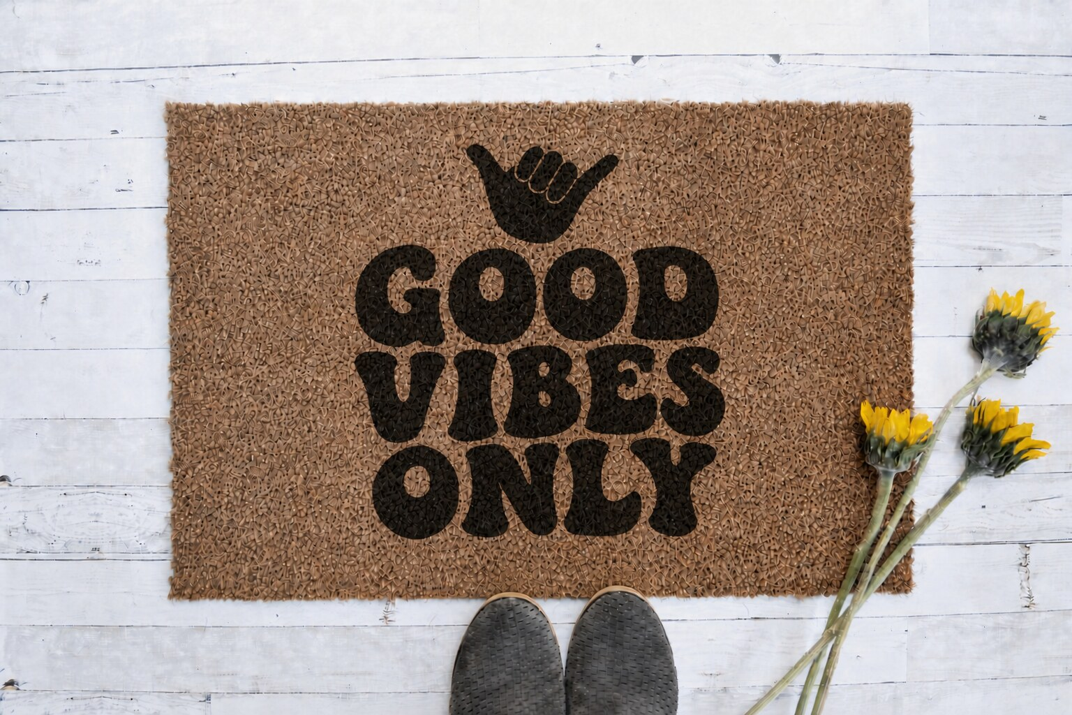 Good Vibes Only – Shaka Doormat