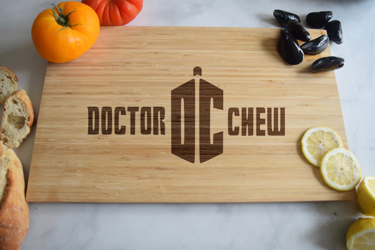 Doctor Chew Cutting Board