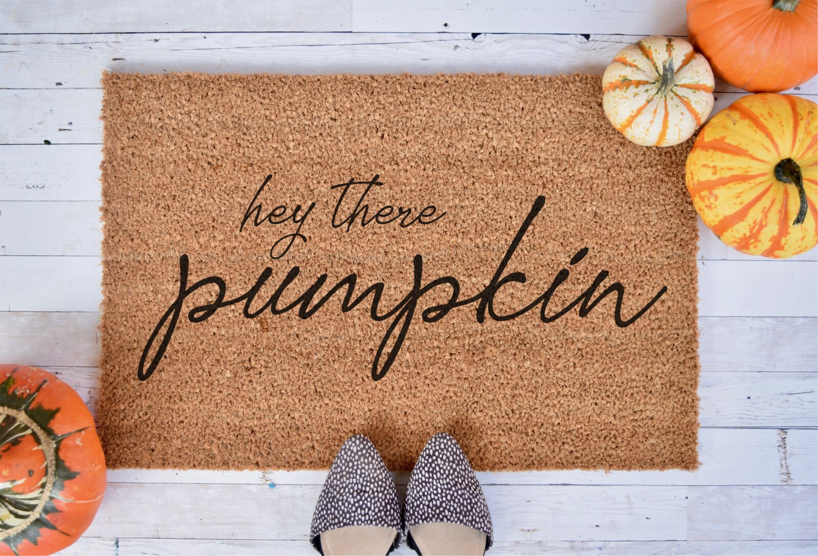 Hey There, Pumpkin Doormat