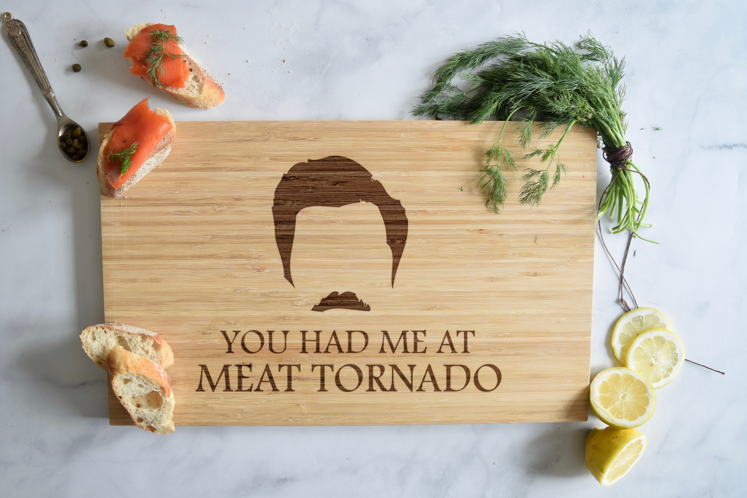 You Had Me at Meat Tornado Cutting Board