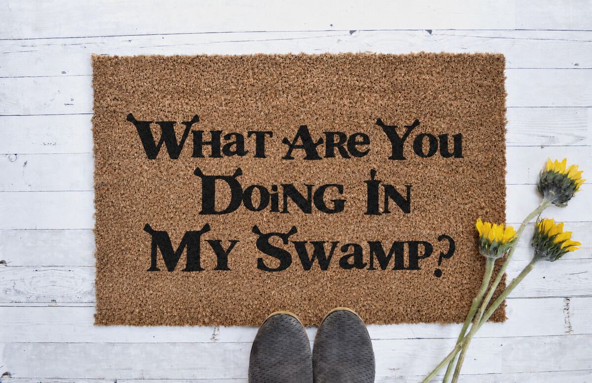 What Are You Doing in My Swamp? Doormat
