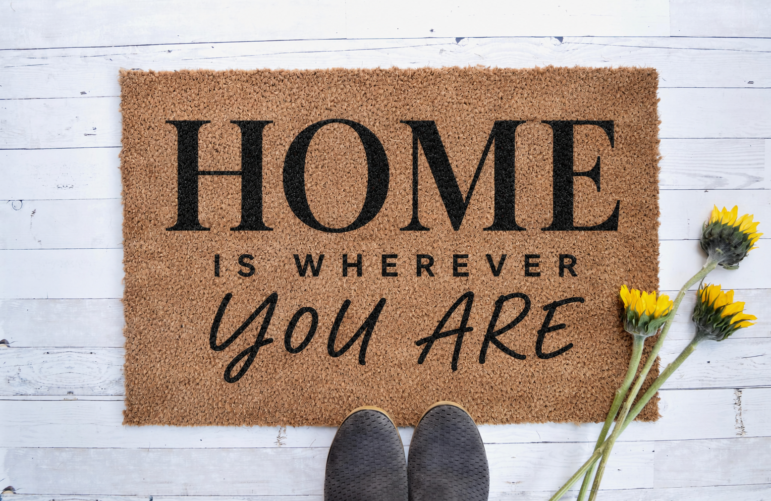 Home Is Wherever You Are Doormat