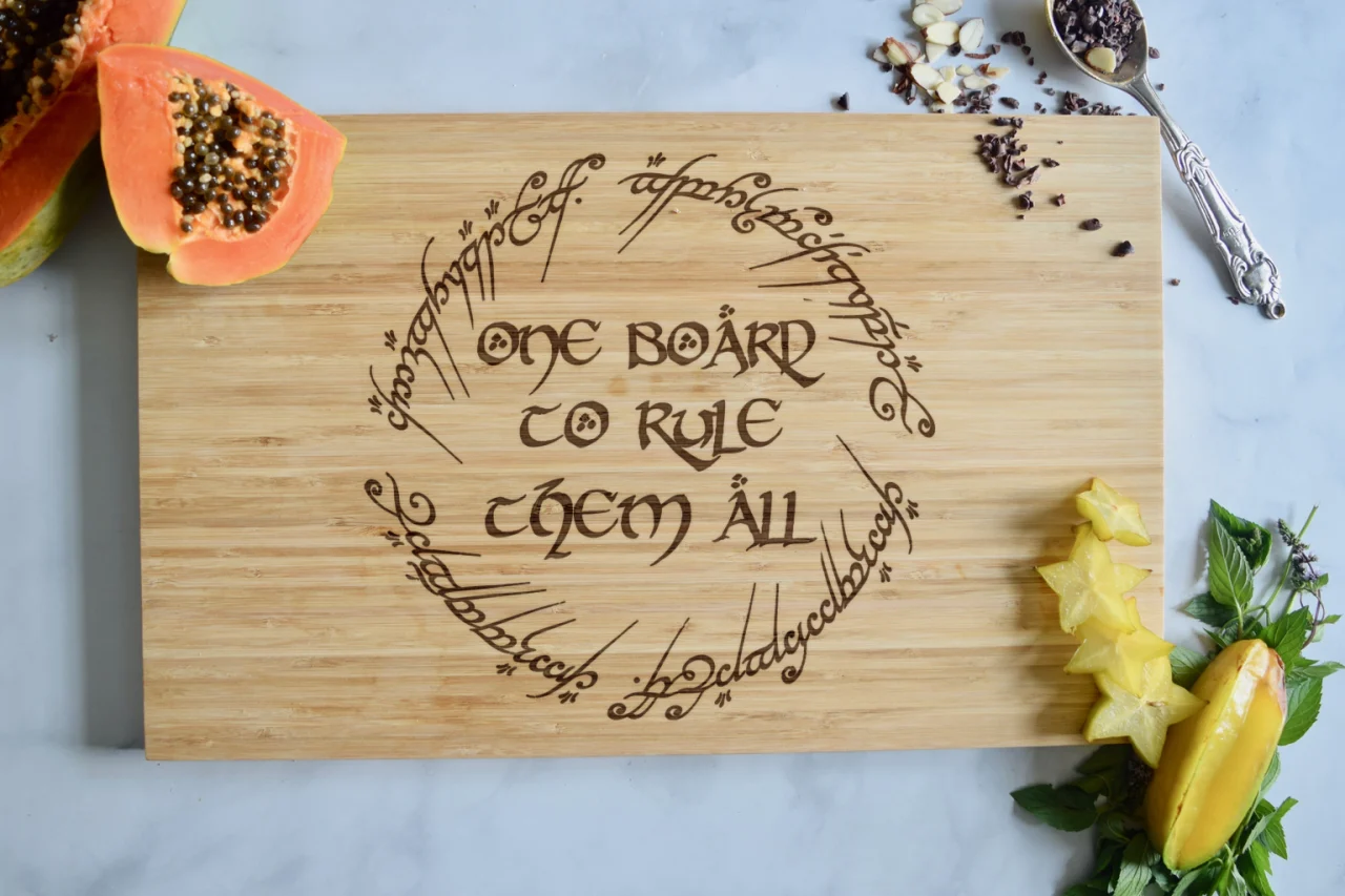 One Board to Rule Them All Cutting Board