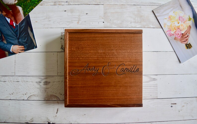 Personalized Wooden Photo Box