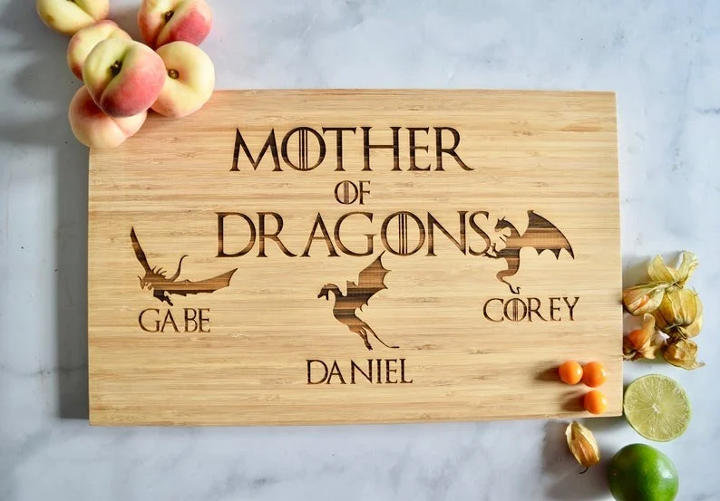 Mother of Dragons – Personalized Cutting Board