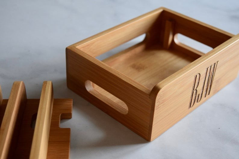 Bamboo Multi Charging Docking Station - Image 5