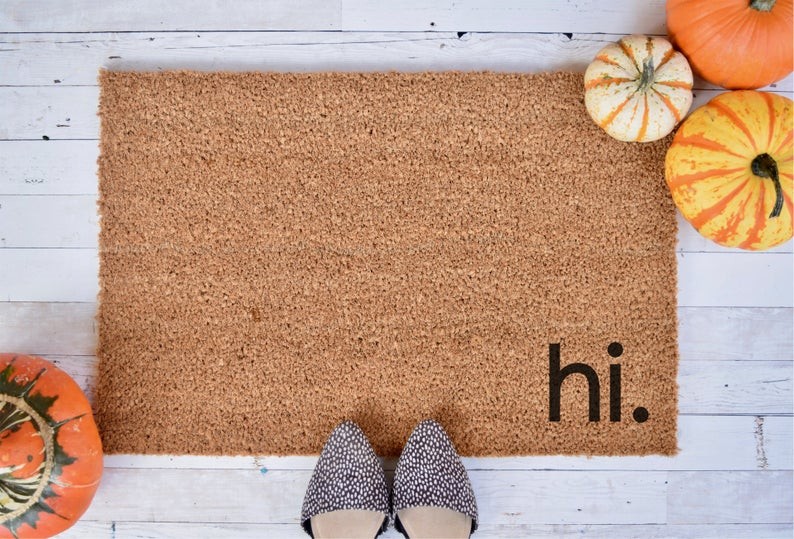 hi. Custom Doormat